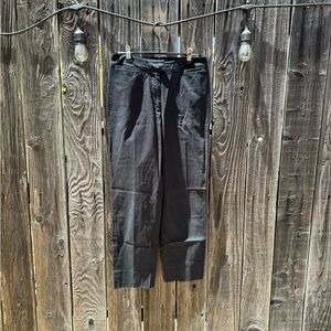 Piazza Sempione Black Brigitte Pant Slim Fit High Rise 25” inseam size 8/medium